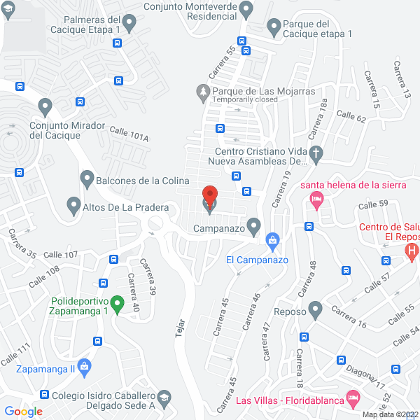 Map of Instalaciones Eléctricas Víctor Moreno