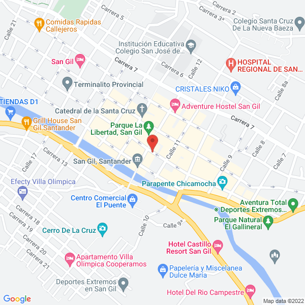 Map of Instituto De Cultura Y Turismo Del Municipio De San Gil