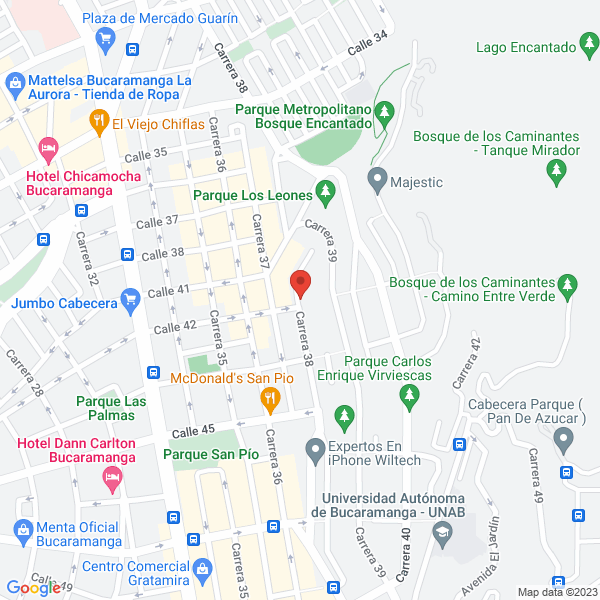 Map of Instituto Odontologico Integral Del Niño Y Del Adulto Limitada