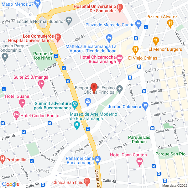 Map of Instituto Pedagógico Emanuel