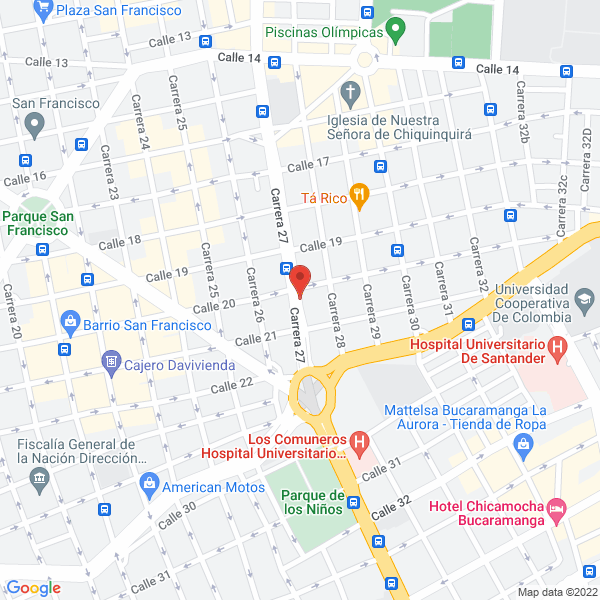 Map of Instituto Santandereano De Sistematizacion