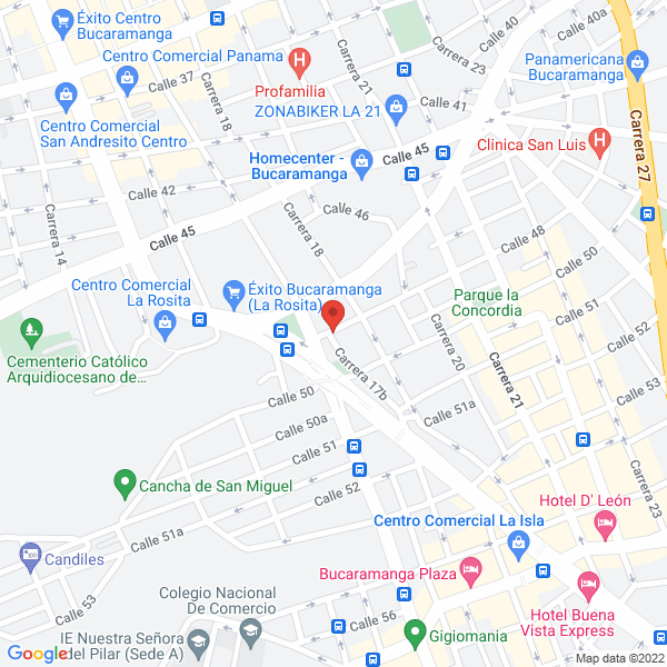 Map of Moto Repuestos La Concordia