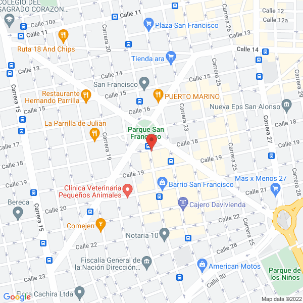 Map of Novedades Petalyz