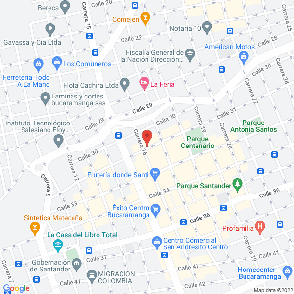 Map of Nuevo Granero Mío Y Suyo