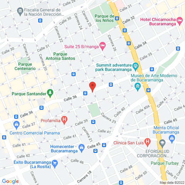Map of Nutrición Vital