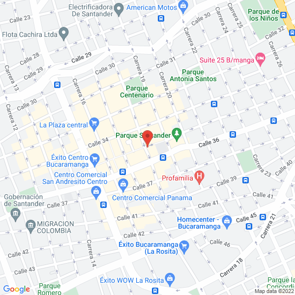 Map of Oficorb E.U.