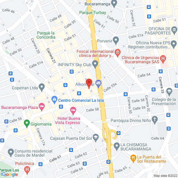 Map of Organicos De Los Andes Ltda.