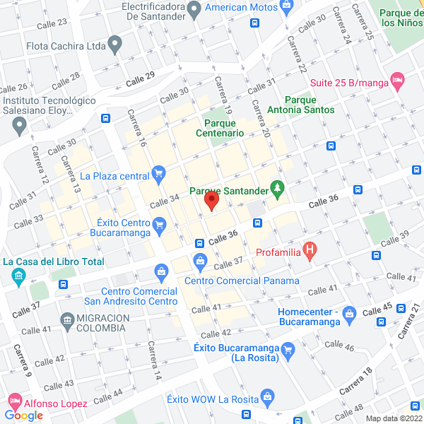 Map of Organización Alianza Ltda.