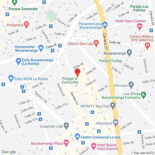 Map of Panadería El Molino