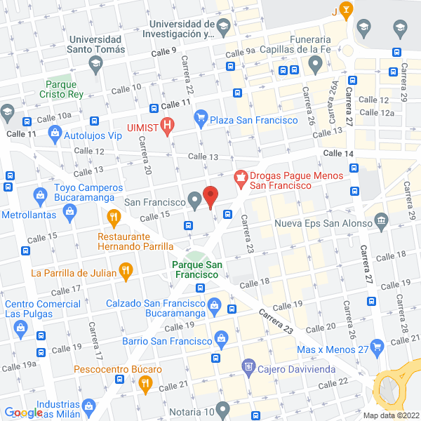 Map of Panadería La 18