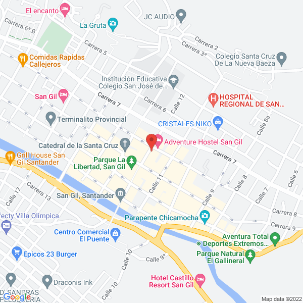 Map of Parroquia Santa Cruz Catedral San Gil