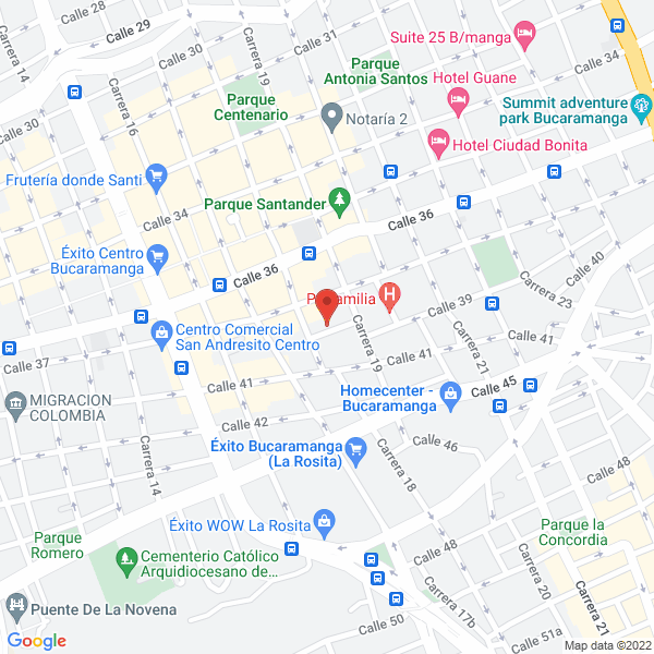 Map of Pasabocas Rosa María