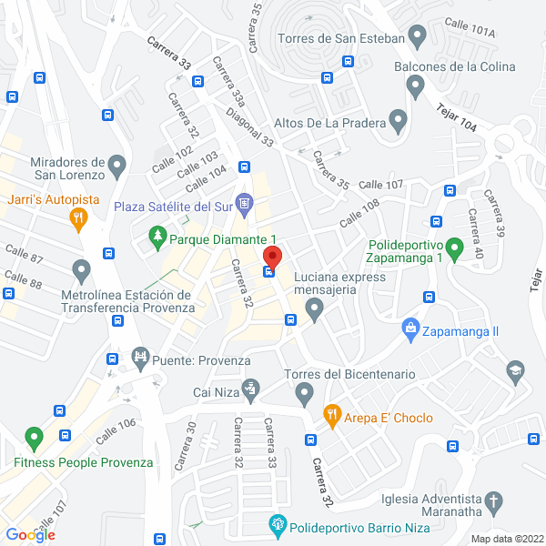 Map of Pinturas Haba