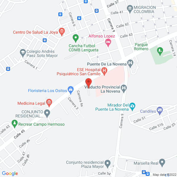 Map of Piqueteadero La 46
