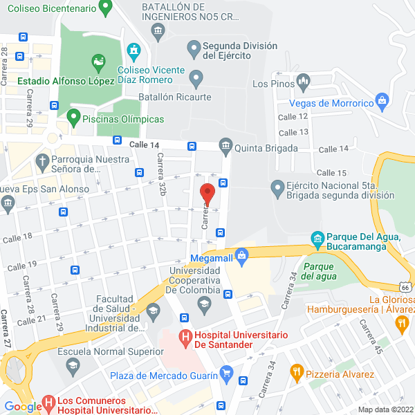 Map of Pizzería El Pizzaiolo