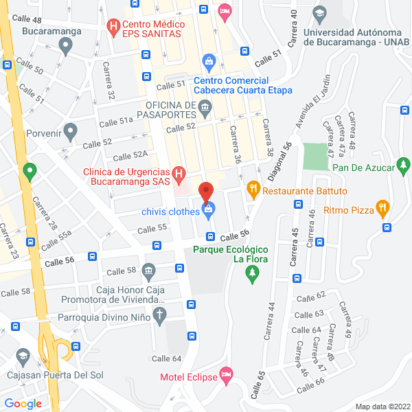 Map of Sociedad Administradora De Salud Ltda.