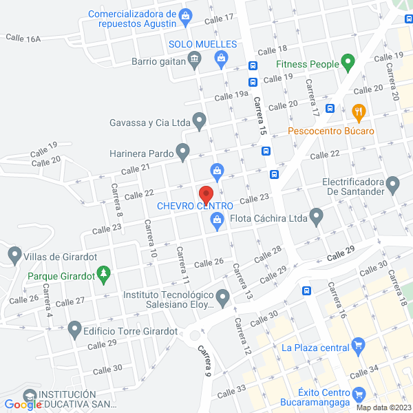 Map of Taller De Mecánica Industrial Corzo