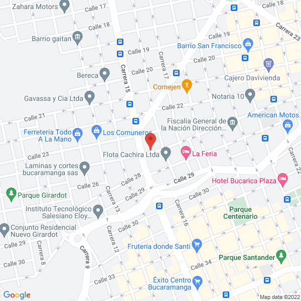 Map of Taller Induequipos