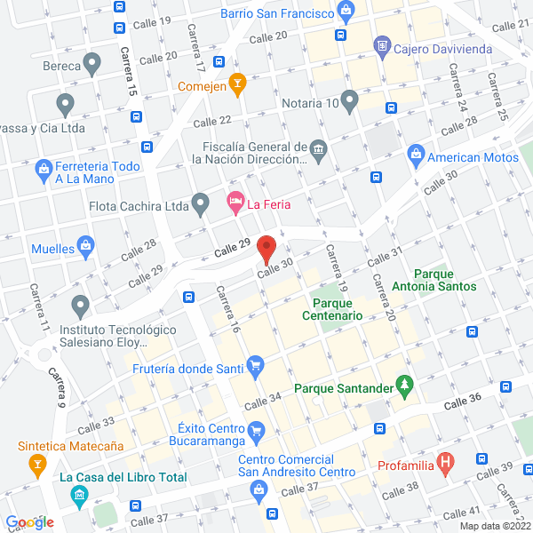 Map of Taller Redimotor