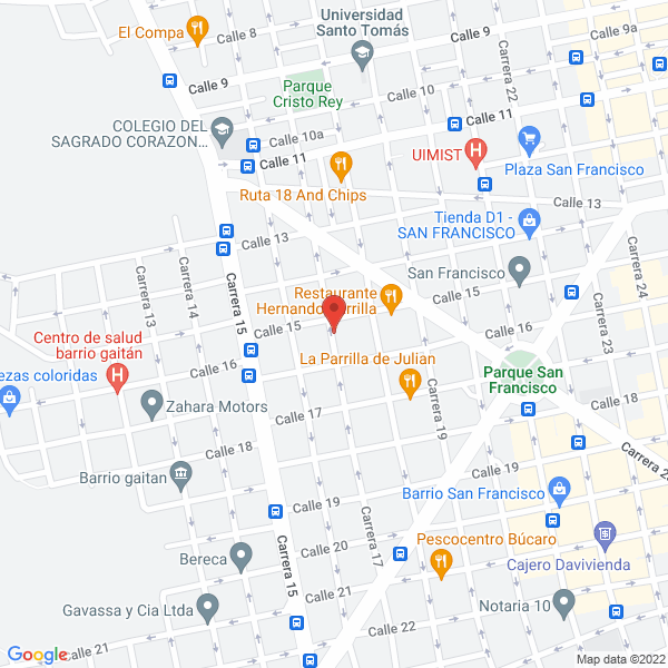 Map of Tapicería Artes