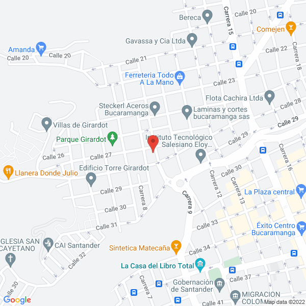 Map of Tecni Murillo