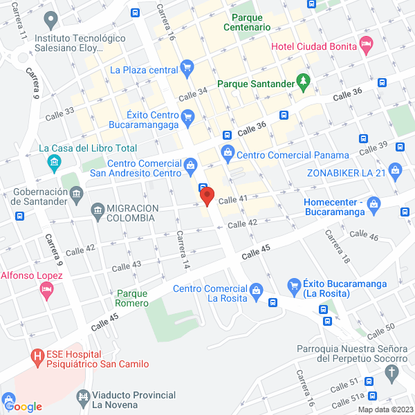 Map of Telares La 15