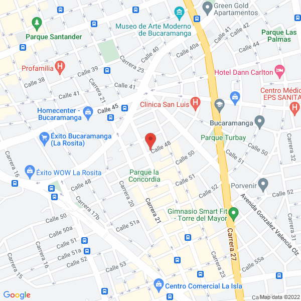 Map of Tele Electrónica
