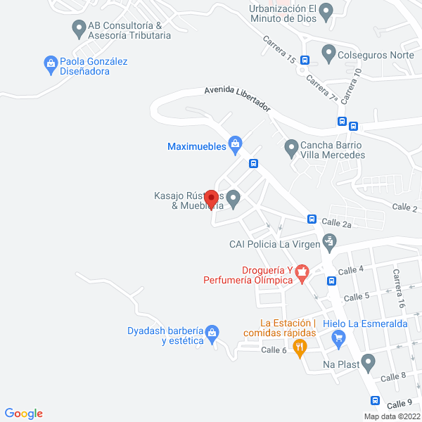 Map of Tienda De Mascotas Mi Piggy