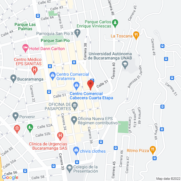 Map of Vive Pilates Studio