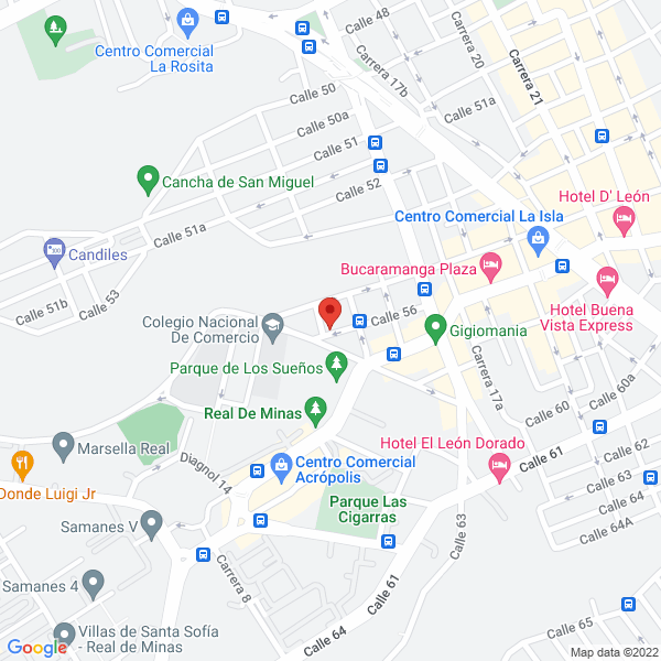 Map of Willanys Bags & Shoes