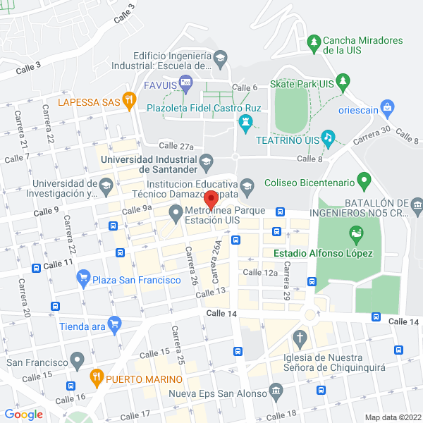 Map of Zona E