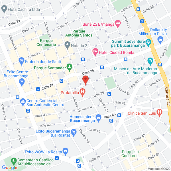 Map of Zona Loft Galería