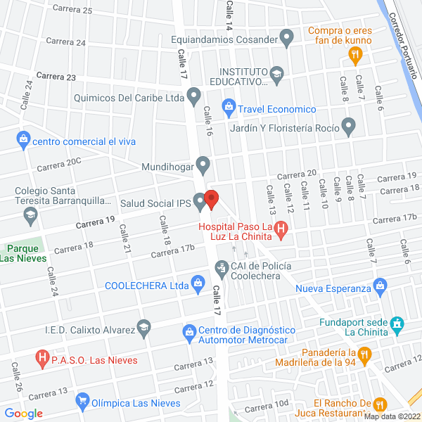 Map of Estación De Servicio Automotriz Terpel La 17