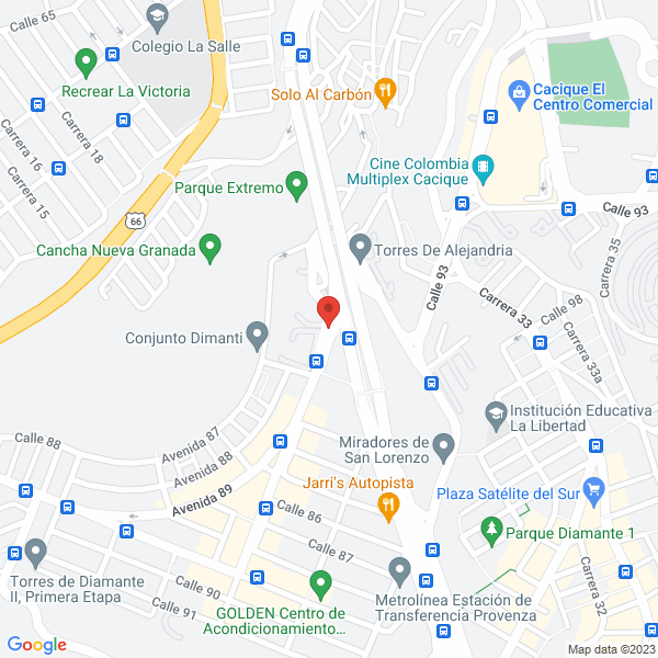 Map of Conjunto Residencial Multifamiliar Ciudad Neptuno
