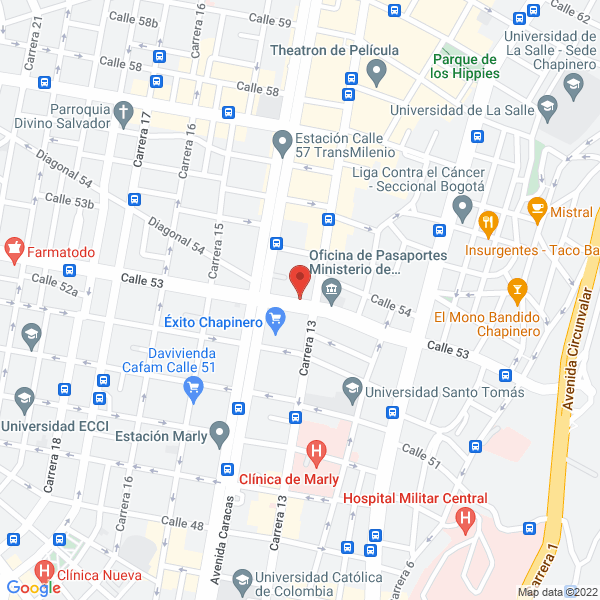 Mapa de Farmacia San Jorge Droguería