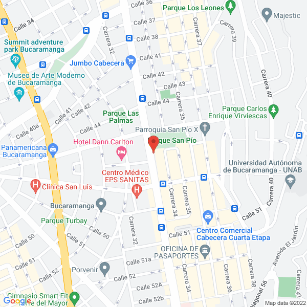 Map of Dr. Castellanos Angel