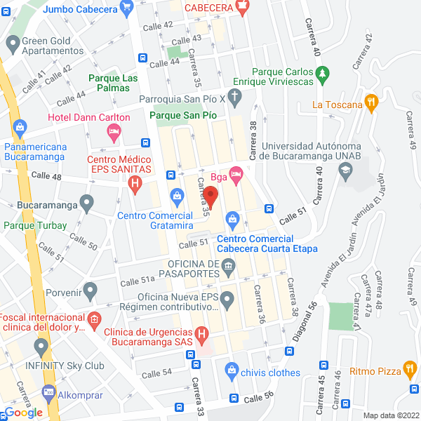 Map of Ardila Vásquez Lucía Beatriz