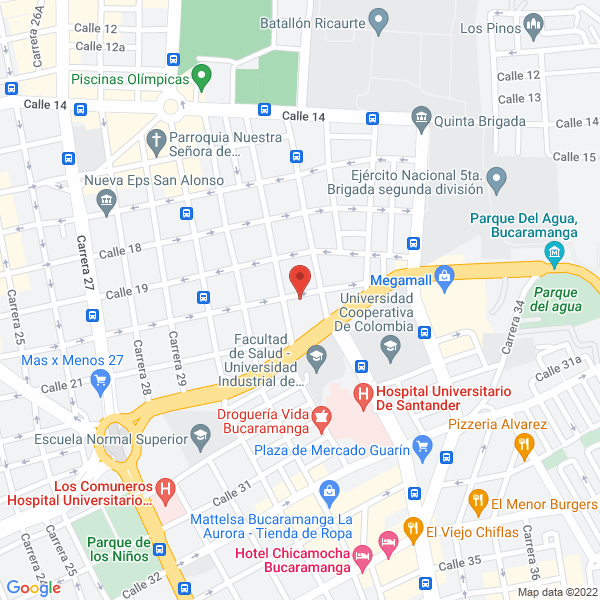 Map of Relieves Castillo