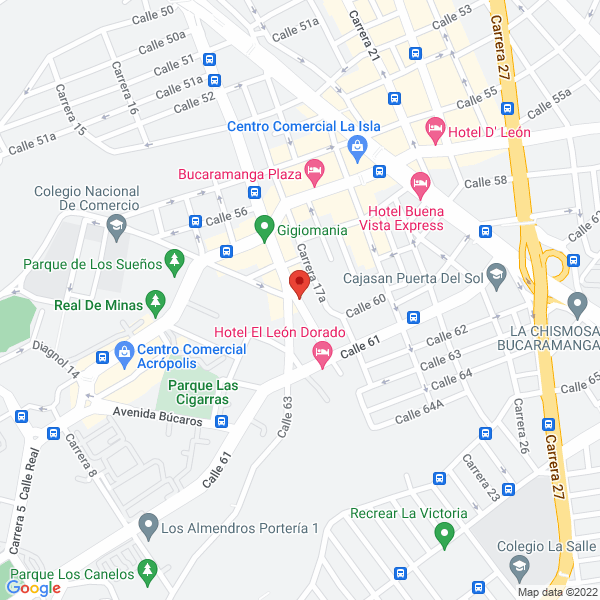 Map of Sarmiento Reyes Sandra Verónica