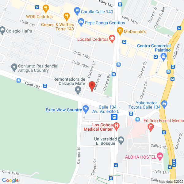 Mapa de Hogar Gerontológico Jesús María Gr