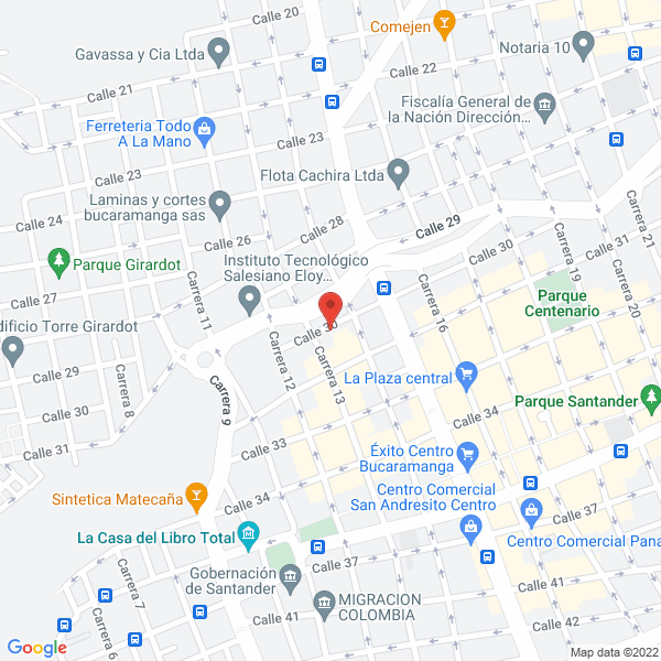 Map of Suelas Paso Fino Bucaramanga