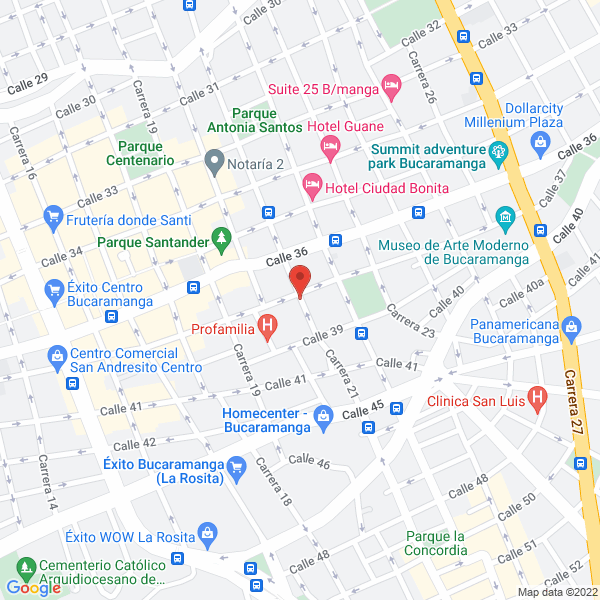 Map of Tóners Y Tintas De Colombia