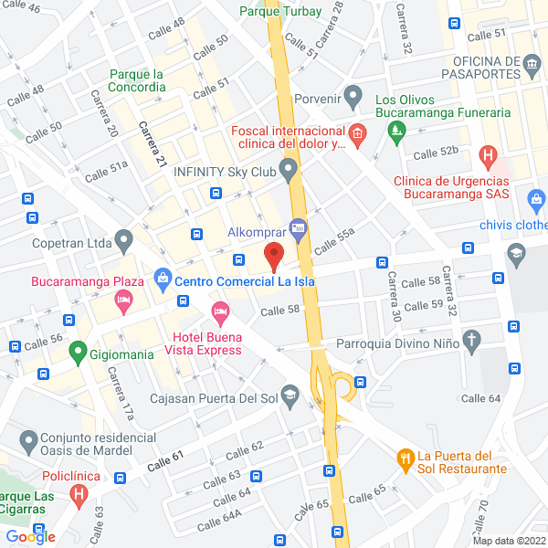 Map of Comi - Ricos