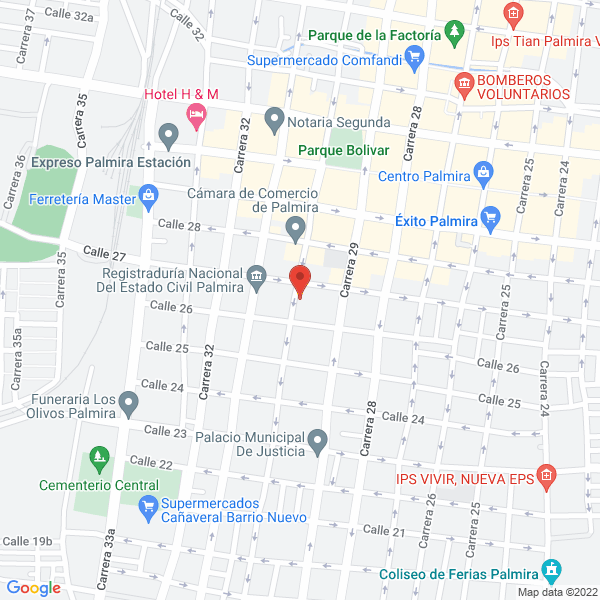 Map of Academia Comercial Real