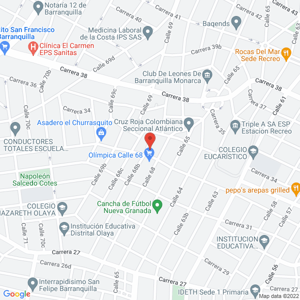 Map of Patricia Castillo Boutique