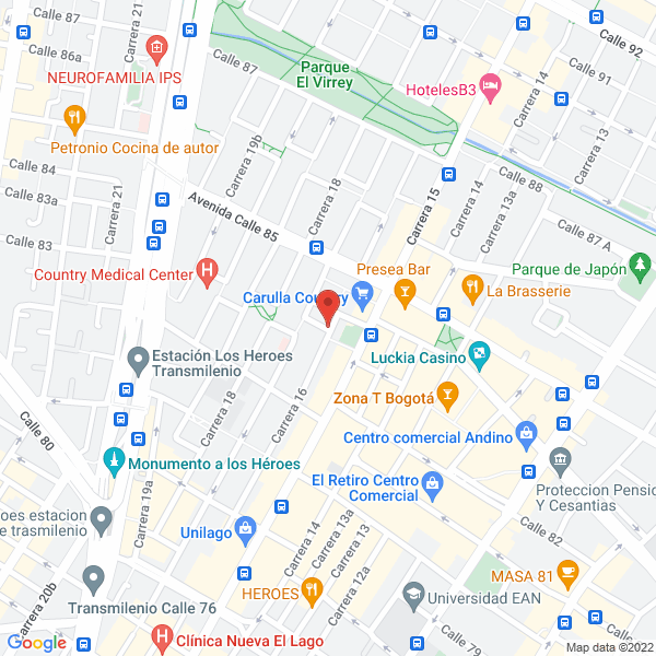 Mapa de Laboratrorios Analizar