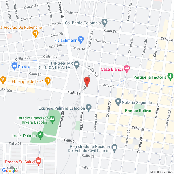 Map of Distribuidora De Alimentos Lidertiendas S.A.S.
