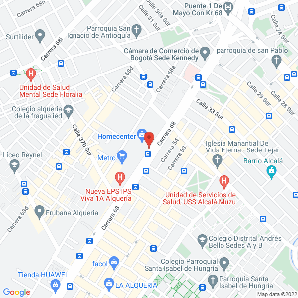 Mapa de Auto Center Premium