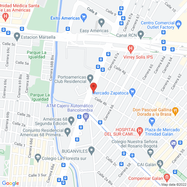 Mapa de Colchones El Roncador