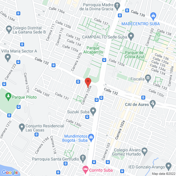 Mapa de Vidrios Santander